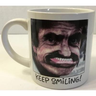 Keep Smiling Mug. Recycled Paper Greetings. Made In Korea.