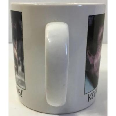 Keep Smiling Mug. Recycled Paper Greetings. Made In Korea.