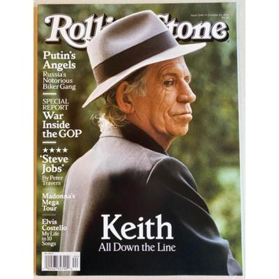 Keith Richards Rolling Stone Newstand Magazine (new). October 22, 2015. Madonna