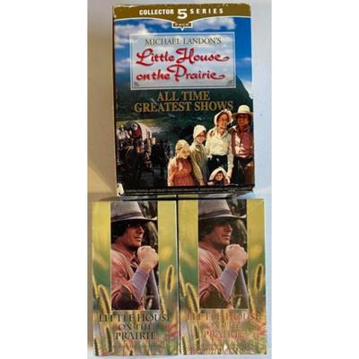 Little House On The Prairie 7 VHS Lot Includes All Time Greatest Shows 5 VHS Set