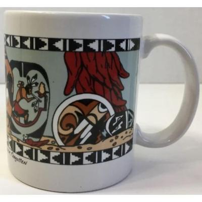 Never Forgotten Mug By Vasquez. Earthtones. Artist Signed. Arizona, Southwest