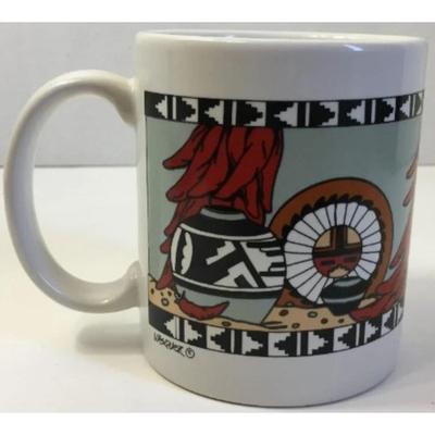 Never Forgotten Mug By Vasquez. Earthtones. Artist Signed. Arizona, Southwest