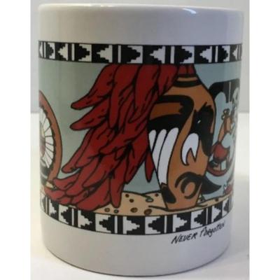 Never Forgotten Mug By Vasquez. Earthtones. Artist Signed. Arizona, Southwest