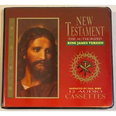 New Testament: Authorized King James Version 12 Cassettes Narrated By Paul Mims