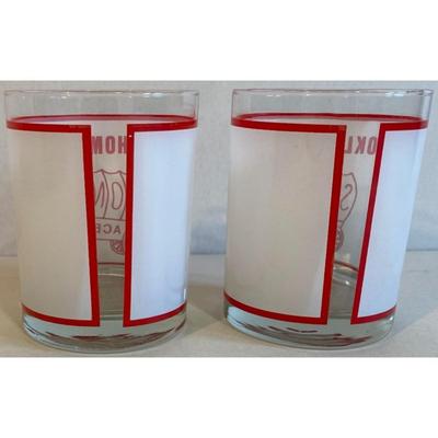 Oklahoma City ACBL Sooners Glasses. American Contract Bridge League