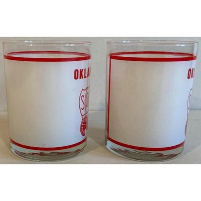 Oklahoma City ACBL Sooners Glasses. American Contract Bridge League