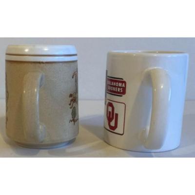 Oklahoma Collectibles Sooner State Ashtray / Turnpike Glass / Will Rogers Museum