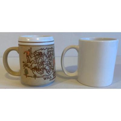 Oklahoma Collectibles Sooner State Ashtray / Turnpike Glass / Will Rogers Museum