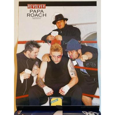 Revolver Magazine Lot: Korn / P.O.D. poster / Papa Roach poster / Ozzfest / Ozzy