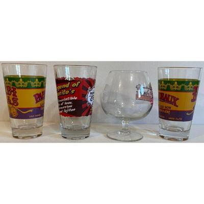 T.G.I. Friday's Luau Snifter & Pappadeaux and Pappasito's Cantina Pint Glasses