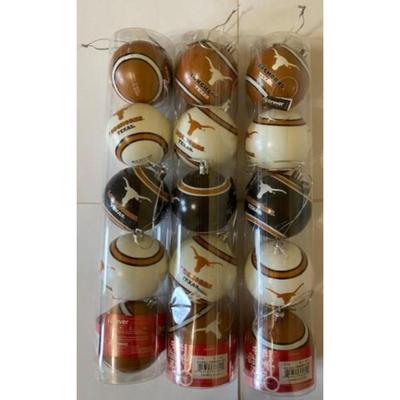 Texas Longhorns Lot: Royal Stadium Puzzle, Plates, Christmas Ornaments, Book