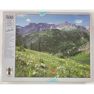 Colorado Yankee Boy Basin 500 Piece 15 1/2" x 18" The Rainbow Works Puzzle - NEW