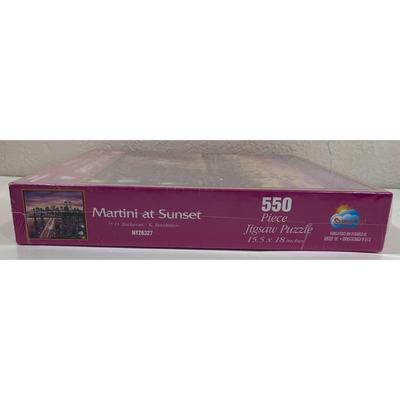 Martini At Sunset 550 Piece 15.5" x 18" SunsOut Puzzle - BRAND NEW / SEALED
