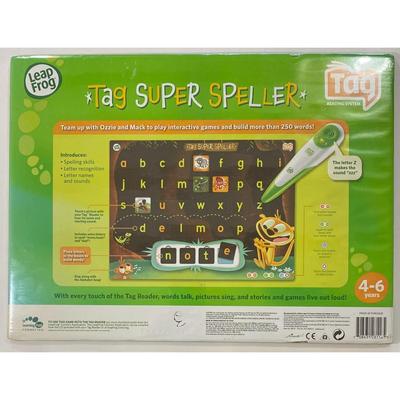 Leapfrog Tag Super Speller - BRAND / SEALED - Ages 4 to 6 - Learning Educational
