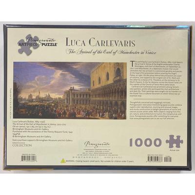 Luca Carlevaris Arrival Earl of Manchester in Venice 1000 Piece Puzzle - NEW