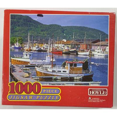 Hoyle Harbor Boats Water 1000 Piece 19.25" x 26.75" Puzzle - BRAND NEW / SEALED