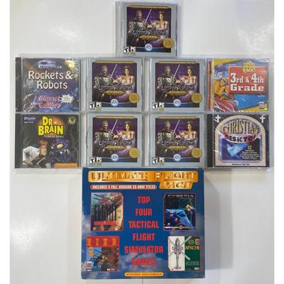 Vintage Software - Ultimate Flight Pack, Ultima Online, School House Rock Mac PC