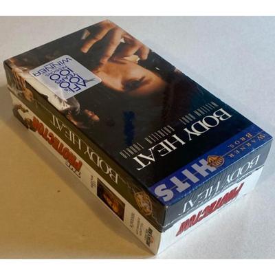 VHS Lot - The Protector & Body Heat: Lee Majors / William Hurt / Kathleen Turner
