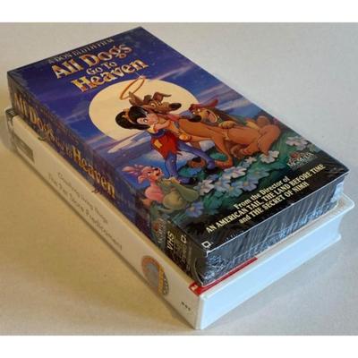 VHS Lot: All Dogs Go To Heaven & Pet Store Predicament Classifying Living Things