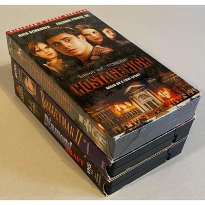 VHS Lot: Diamond Shaft / Boogeyman II / Hostage High (new) - Rick Schroder