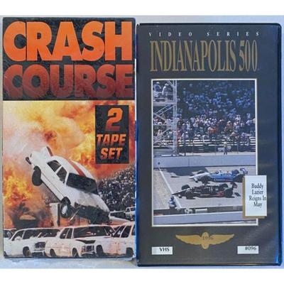 Vintage 1996 Indianapolis 500: The Fastest Field & Sealed Crash Course VHS Tapes