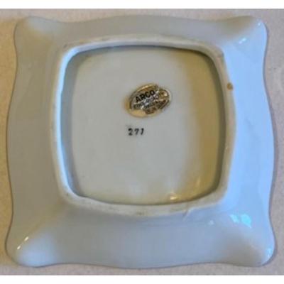 Vintage ARCO Dallas Porcelain Japan Floral Ashtray