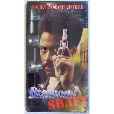 Vintage Diamond Shaft Sealed VHS Videotape Featuring Richard Roundtree Rated R