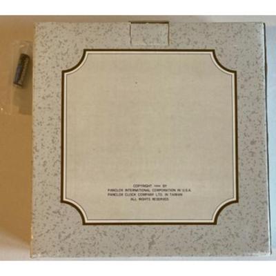 Vintage Football Clock Battery Operated Panclox International 11" Round