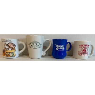Vintage Maxwell House, Compagnie Coloniale, Colombian Mountain Blend Coffee Mugs