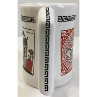 Vintage Mykonos, Greece 6-13-77 Mug Made In Greece By N. Leontaritis