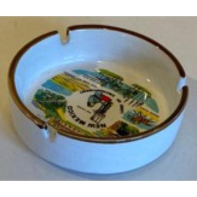 Vintage New Mexico Land of Enchantment Ashtray Made In Korea