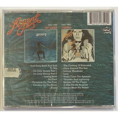 Argent - In Deep + Nexus CD. New. Label Code: MEDCD 759.