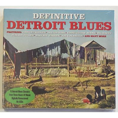 Definitive Detroit Blues 3 x CD Set. New. Label Code: NOT3CD097