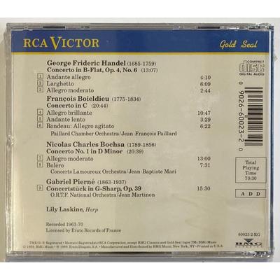 Lily Laskine - The Art of Lily Laskine CD. RCA Victor Gold Seal. New