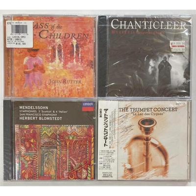 Classical CDs: Blomstedt - Mendelssohn, Chanticleer, John Rutter - NEW / SEALED