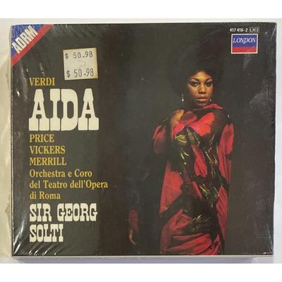 Sir Georg Solti - Verdi: Aida 3 X CD Box Set. Price. Vickers. Merrill. New