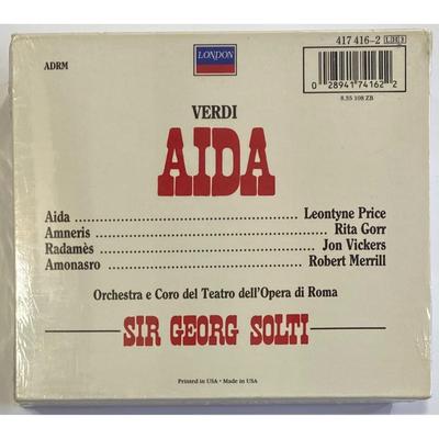 Sir Georg Solti - Verdi: Aida 3 X CD Box Set. Price. Vickers. Merrill. New
