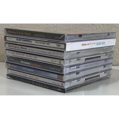 Country CDs: Glen Campbell, Willie Nelson, Time Life Music - NEW / SEALED