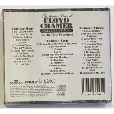 Floyd Cramer - Melodies of Love 3 CD Box Set. New. Label Code: 15109