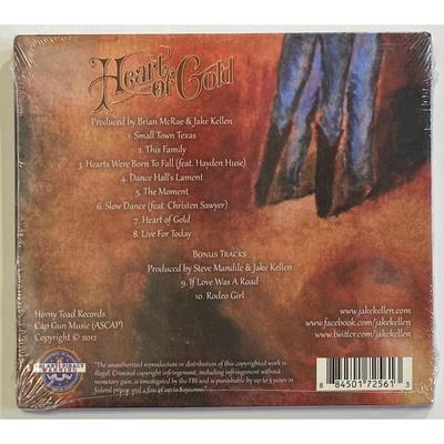 Jake Kellen - Heart of Gold CD. New.
