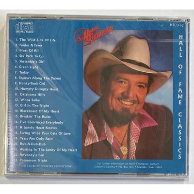 Hank Thompson - Hall Of Fame Classics CD. New.