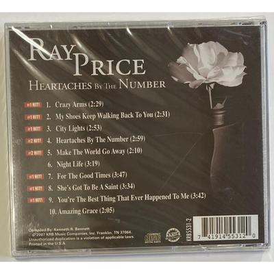 Ray Price - Heartaches By the Number CD. New. Label Code: KRB5531-2