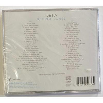 George Jones - Purely George Jones 2 CD Set. New. Label Code: PUR00036