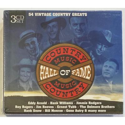 Country Music Hall of Fame 54 Vintage Greats CD Box Set New Label Code: 590492