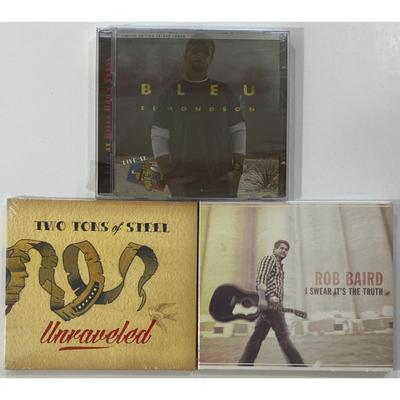 Country Rock CDs Bleu Edmondson / Two Tons of Steel / Rob Baird - BRAND NEW