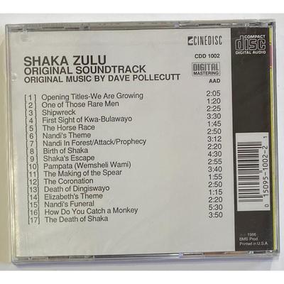 Dave Pollecutt - Shaka Zulu Original Soundtrack CD. New. Label Code: CDC 1002