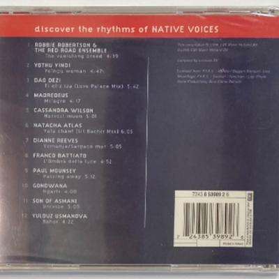 Discover The Rhythms Of Native Voices CD. Label Code: 7243 8 53989 2 6