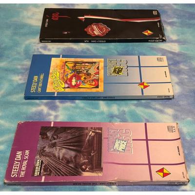Steely Dan 3 Empty Longbox Lot (no CDs) - Aja / Royal Scam / Can't Buy A Thrill