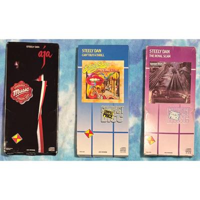 Steely Dan 3 Empty Longbox Lot (no CDs) - Aja / Royal Scam / Can't Buy A Thrill