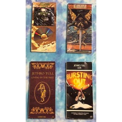 Jethro Tull 4 Empty Longbox Lot (no CDs) - Broadsword / Stormwatch / Live